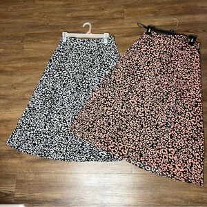 Leopard Print Midi Skirt Bundle